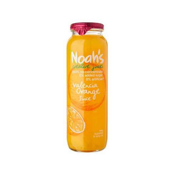 Noah's Creative Juices - Valencia Orange Juice 260ml - Everyday Vegan Grocer