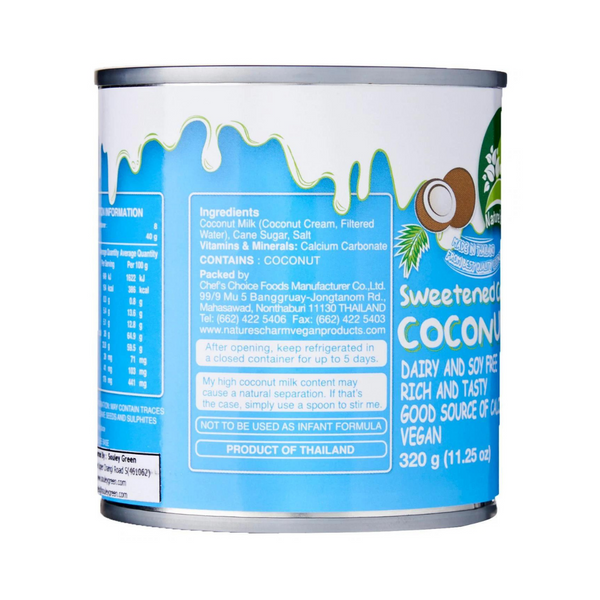 Nature's Charm - Sweetened Condensed Coconut Milk 320g - Everyday Vegan Grocer