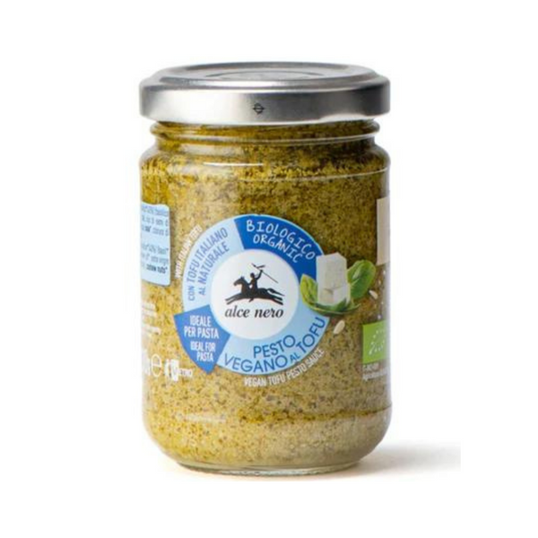 Alce Nero - Vegan Pesto with Organic Tofu 130g - Everyday Vegan Grocer