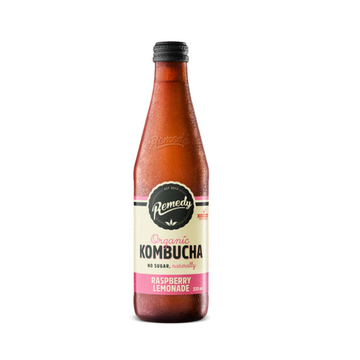 Remedy - Organic Kombucha Raspberry Lemonade 330ml