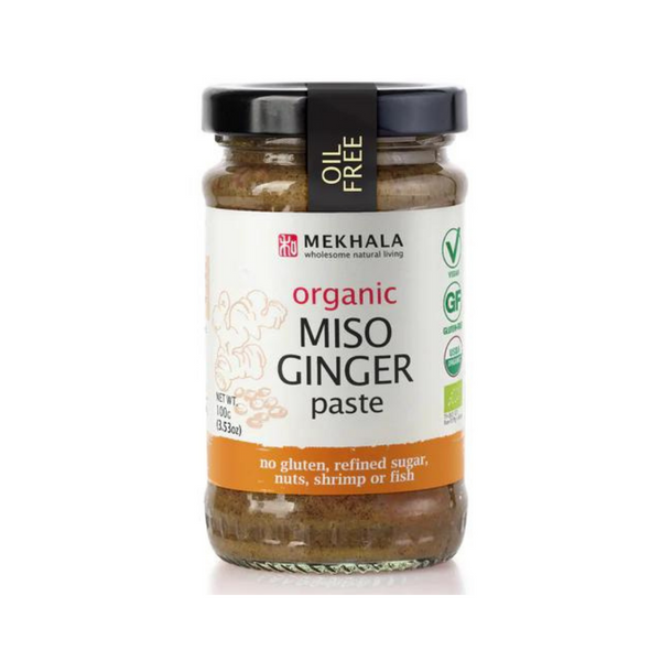 Mekhala Organic Miso Ginger Paste, 100g - Everyday Vegan Grocer