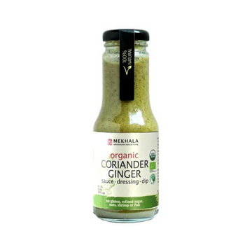 Mekhala Organic Coriander Ginger Sauce/Dressing/Dip 250ml