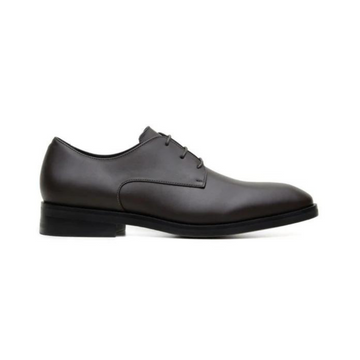 Edward Vegan Leather Shoe - Dark Brown