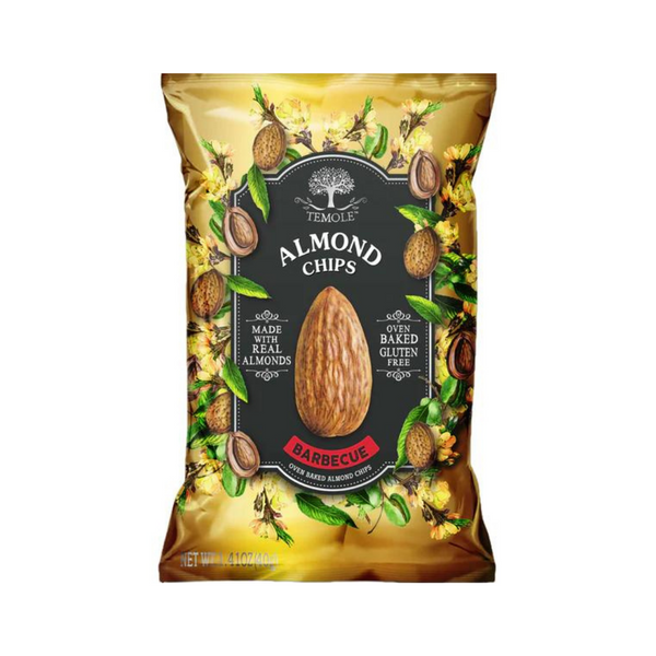 Temole - Almond Chips Barbecue 40g - Everyday Vegan Grocer
