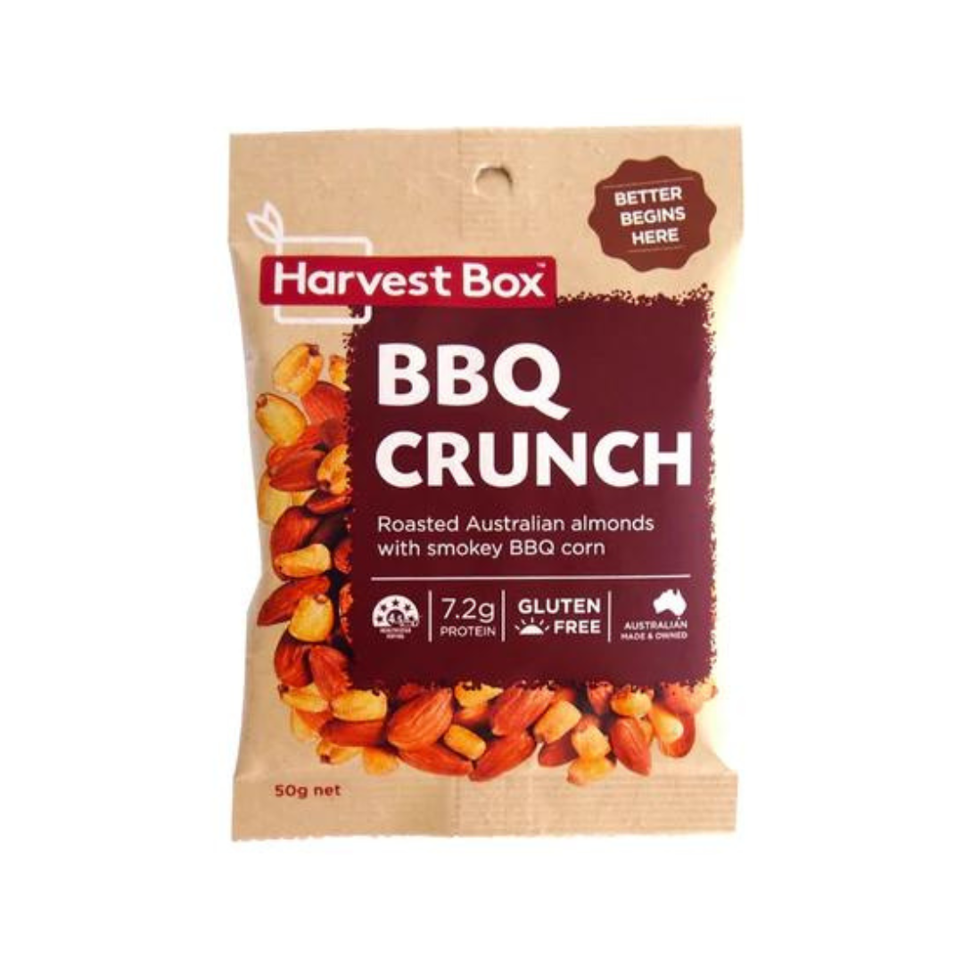 Harvest Box - BBQ Crunch 50g - Everyday Vegan Grocer