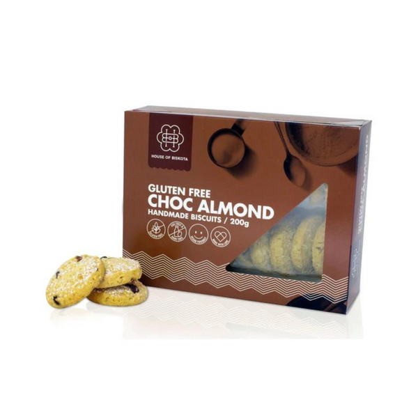 House of Biskota - Gluten Free - Chocolate Almond 200g - Everyday Vegan Grocer