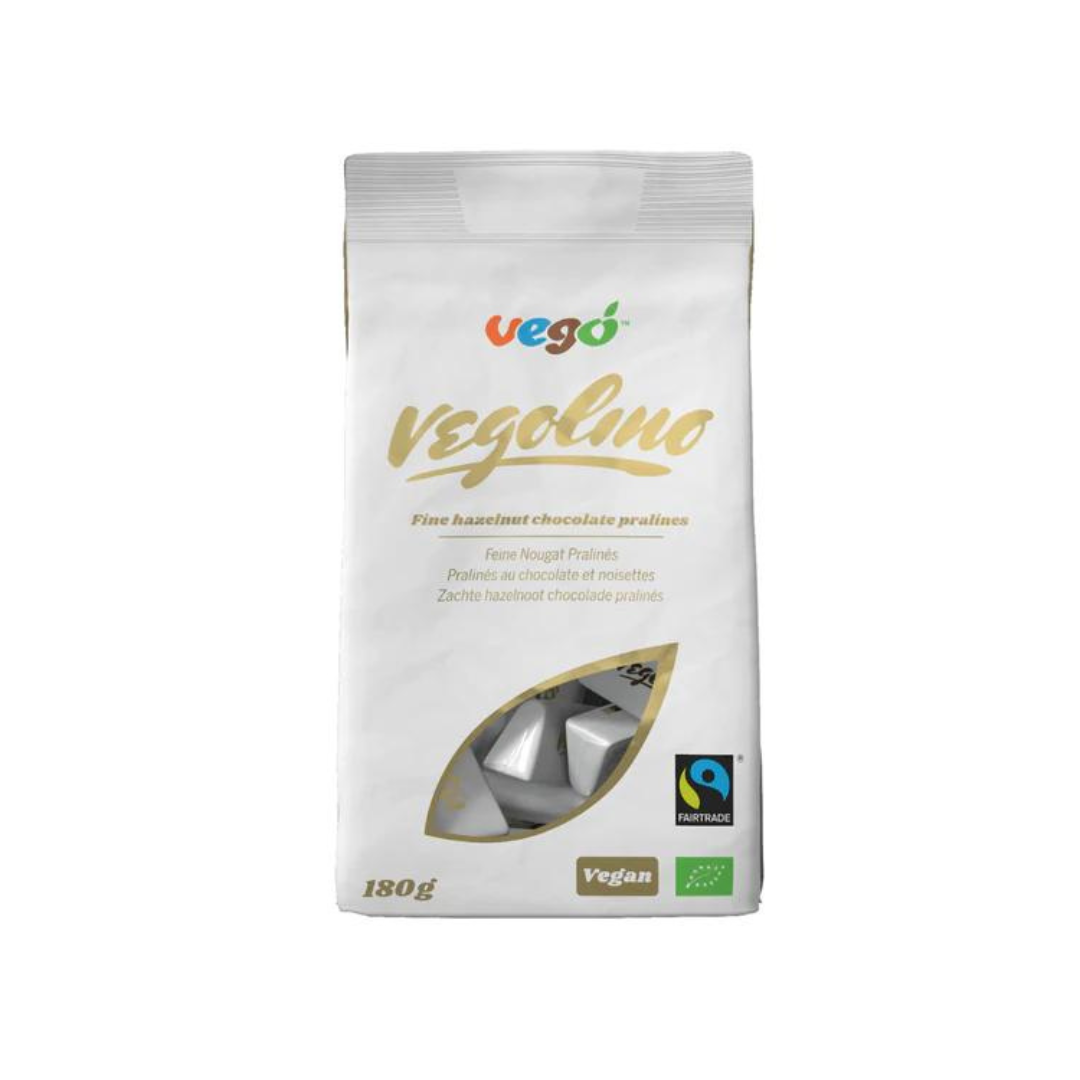Vego - Vegolino Organic Hazelnut Chocolate Pralines 180g - Everyday Vegan Grocer