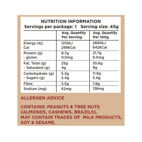 Harvest Box - We Love Nuts 45g - Everyday Vegan Grocer