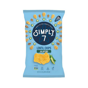 Simply 7 - Lentil Chips - Jalapeno, 113g