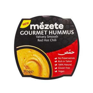 Mezete - Red Hot Chilli Hummus, 215g