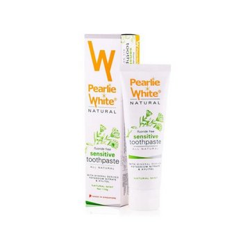 Pearlie White - All Natural Sensitive Toothpaste Flouride Free 110g