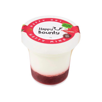 Happy Bounty - Strawberry Coconut Yoghurt, 450g