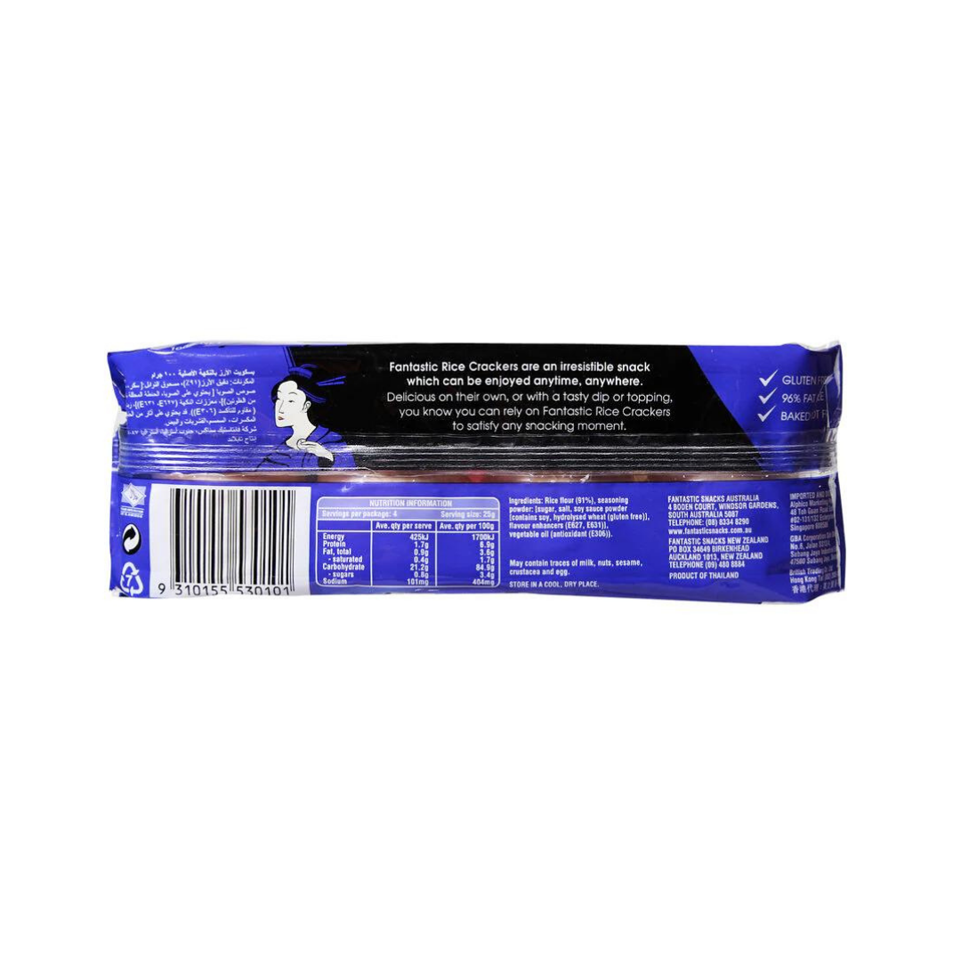 FANTASTIC Rice Crackers - Original (100g) - Everyday Vegan Grocer