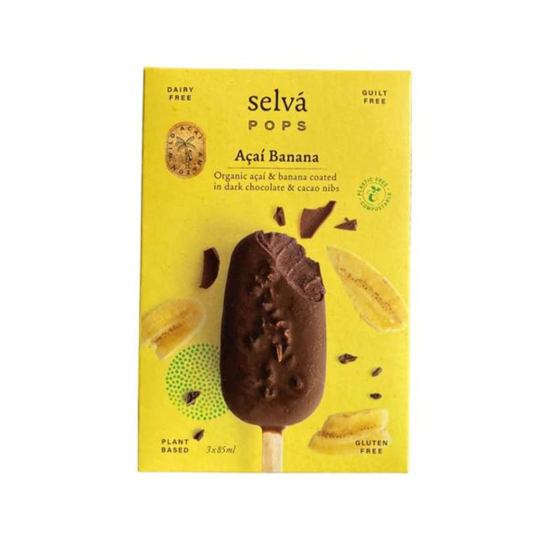 Selva Pops - Acai Banana (Box of 3) - Everyday Vegan Grocer