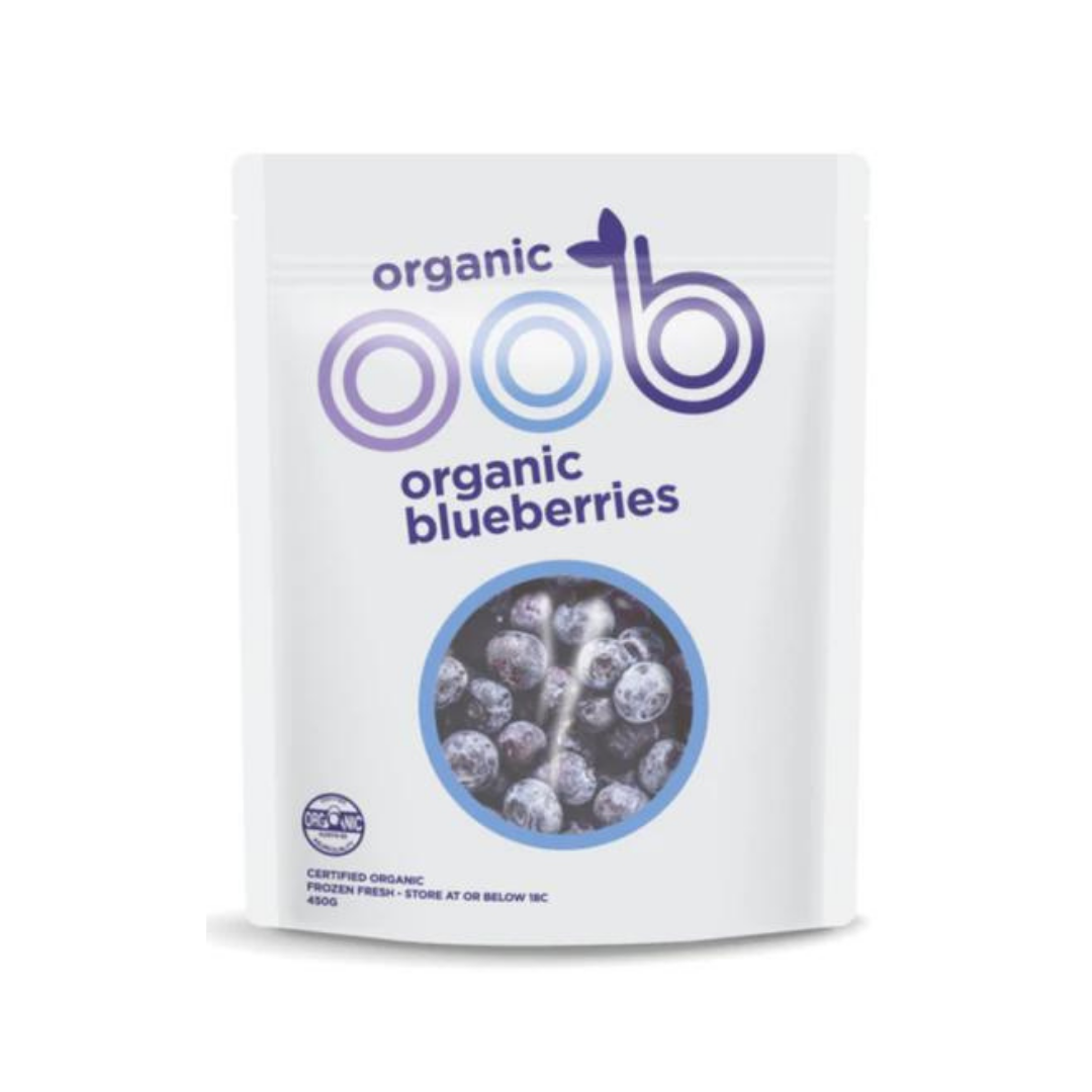 Oob organic - Frozen Blueberries 450g - Everyday Vegan Grocer