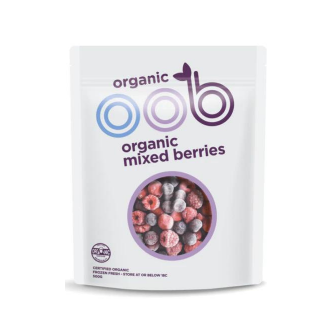 Oob organic - Frozen Mixed Berries 500g - Everyday Vegan Grocer