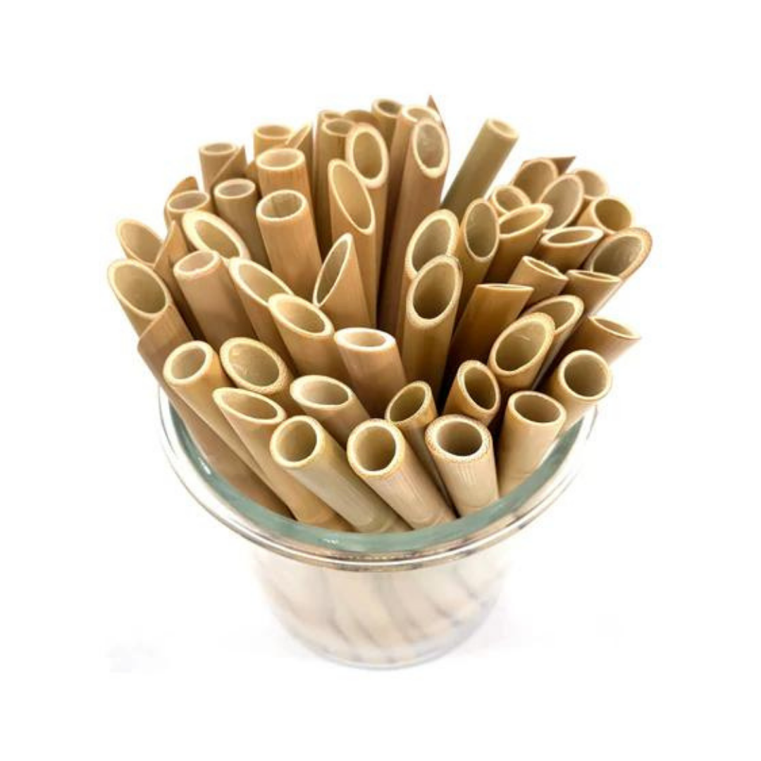 Bamboo Straw Girl - Bamboo Straw Bubble Tea Sharp Edge - Everyday Vegan Grocer