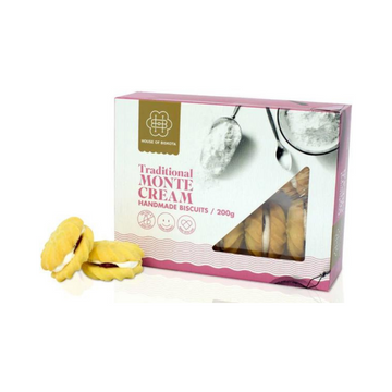 House of Biskota - Traditional Monte Cream 200g - Everyday Vegan Grocer