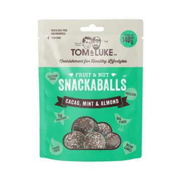 Tom and Luke Snackaball -  Cacao Mint and Almond, 140g