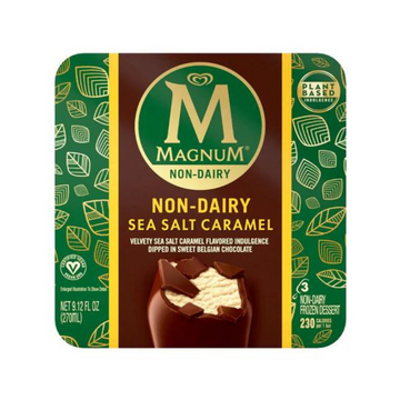 Magnum - Dairy Free Sea Salt Caramel Multipack Ice Cream (3 x 90ml bars)