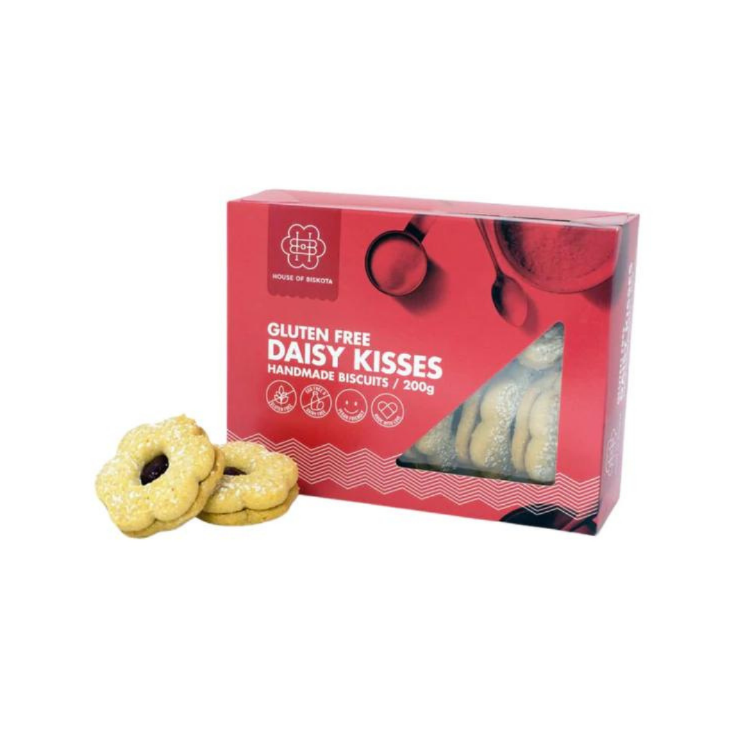House of Biskota - Gluten-Free - Daisy Kisses 200g - Everyday Vegan Grocer