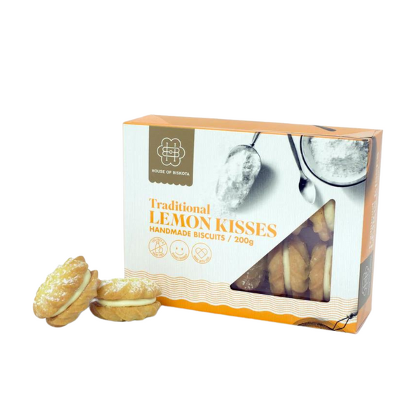 House of Biskota - Lemon Kisses, 200g - Everyday Vegan Grocer