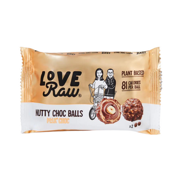 Love Raw - Chocolate Balls Milk Chocolate with Hazelnut 28g