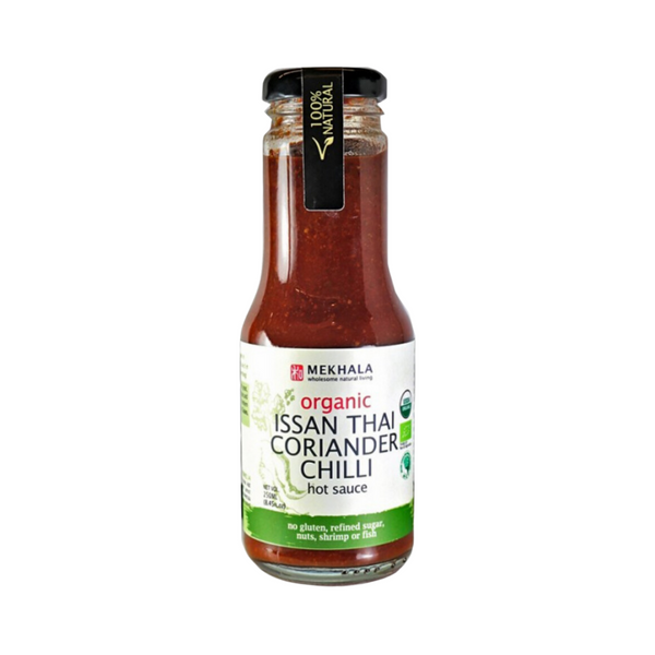 Mekhala Organic Issan Thai Coriander Chili Hot Sauce 250mL