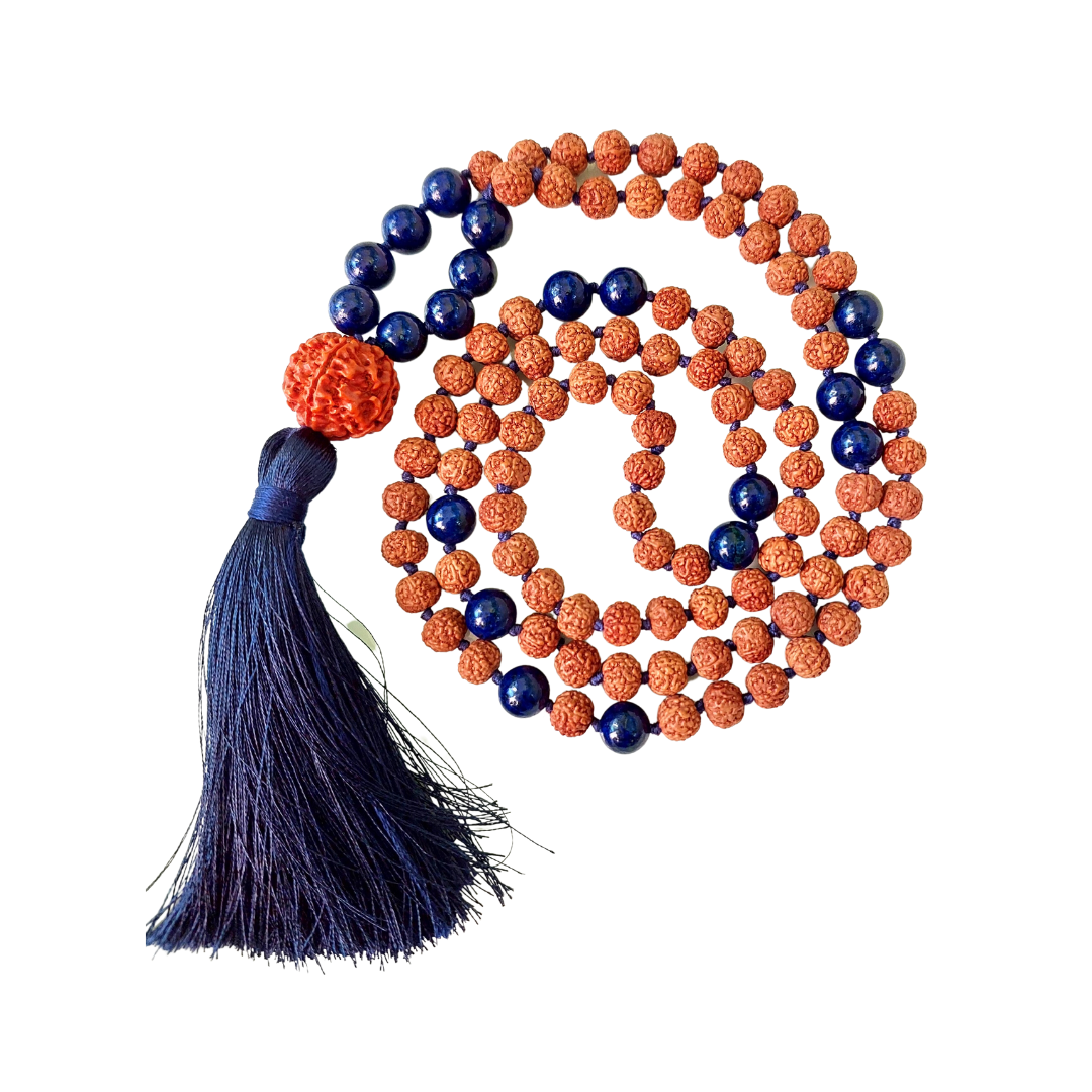 SparrowLarkBeads - Rudraksha mala 108 beads