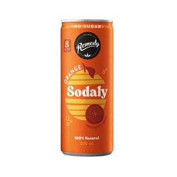Remedy Sodaly Soft Drink Orange, 250ml