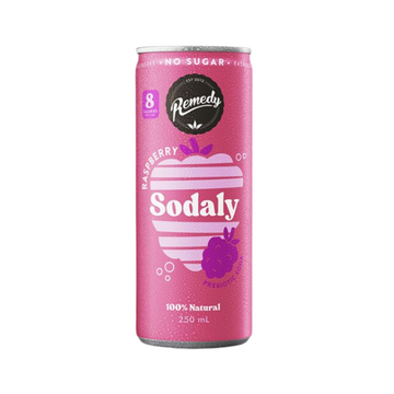 Remedy Sodaly Soft Drink Raspberry, 250ml