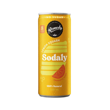 Remedy Sodaly Soft Drink Lemon Squash, 250ml