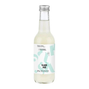 Sansu Yuzu & Cucumber - Sparkling Fruit Drink 250ml