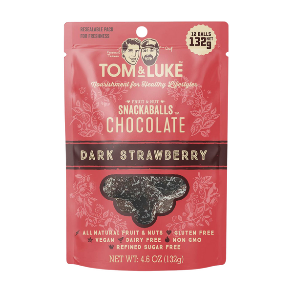 Tom and Luke Snackaball - Strawberry Chocolate Original, 132g - Everyday Vegan Grocer