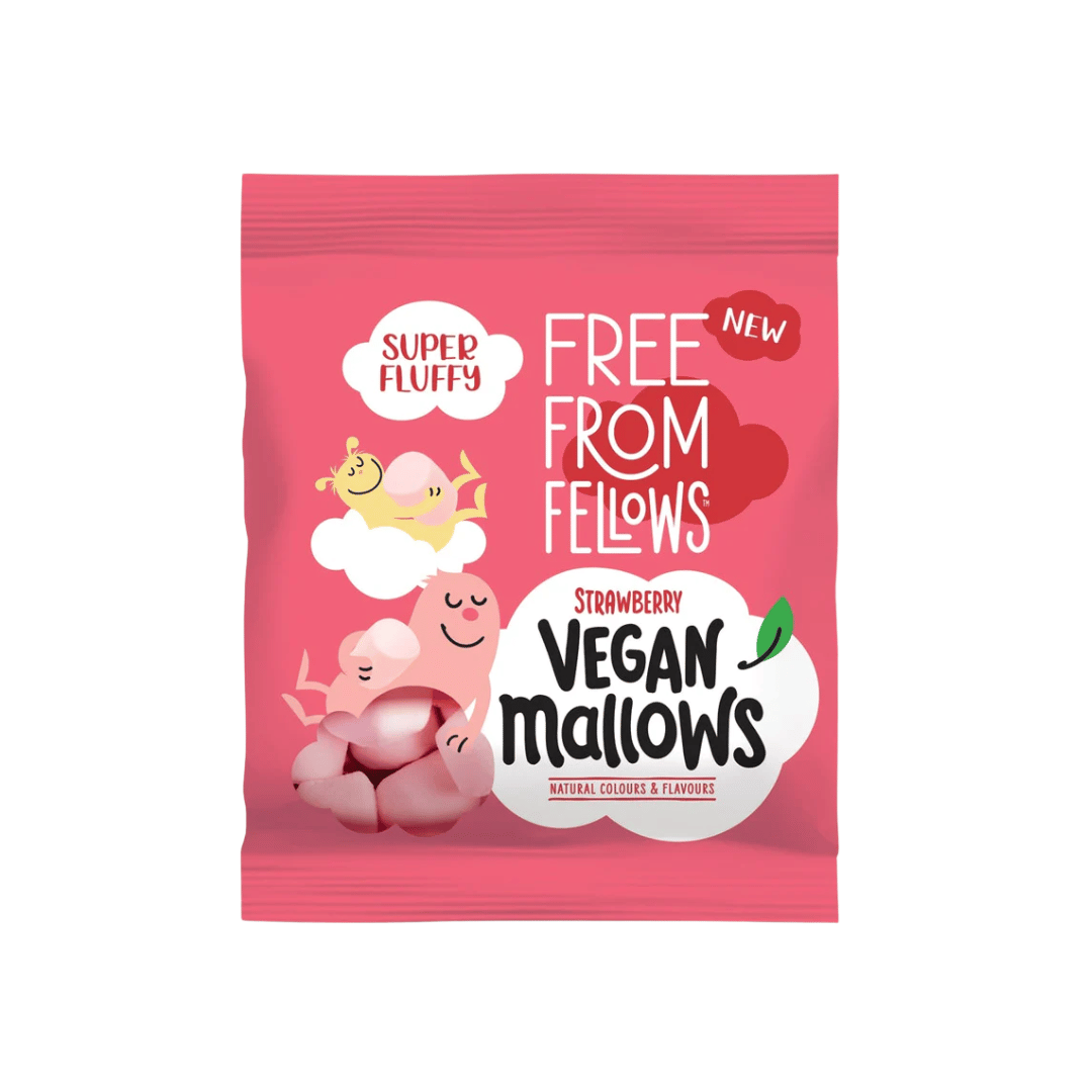 Free From Fellows - Strawberry Marshmallows - Everyday Vegan Grocer