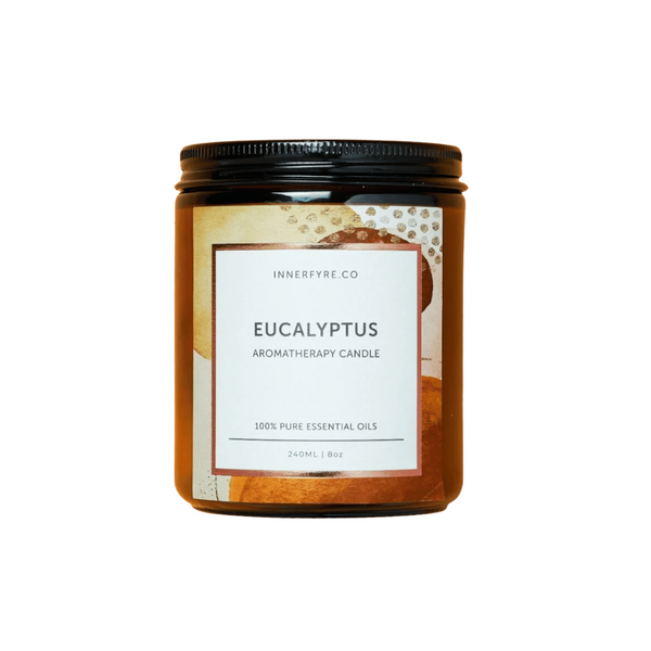 Innerfyre Co - Energize/Eucalyptus Candle, 200g - Everyday Vegan Grocer