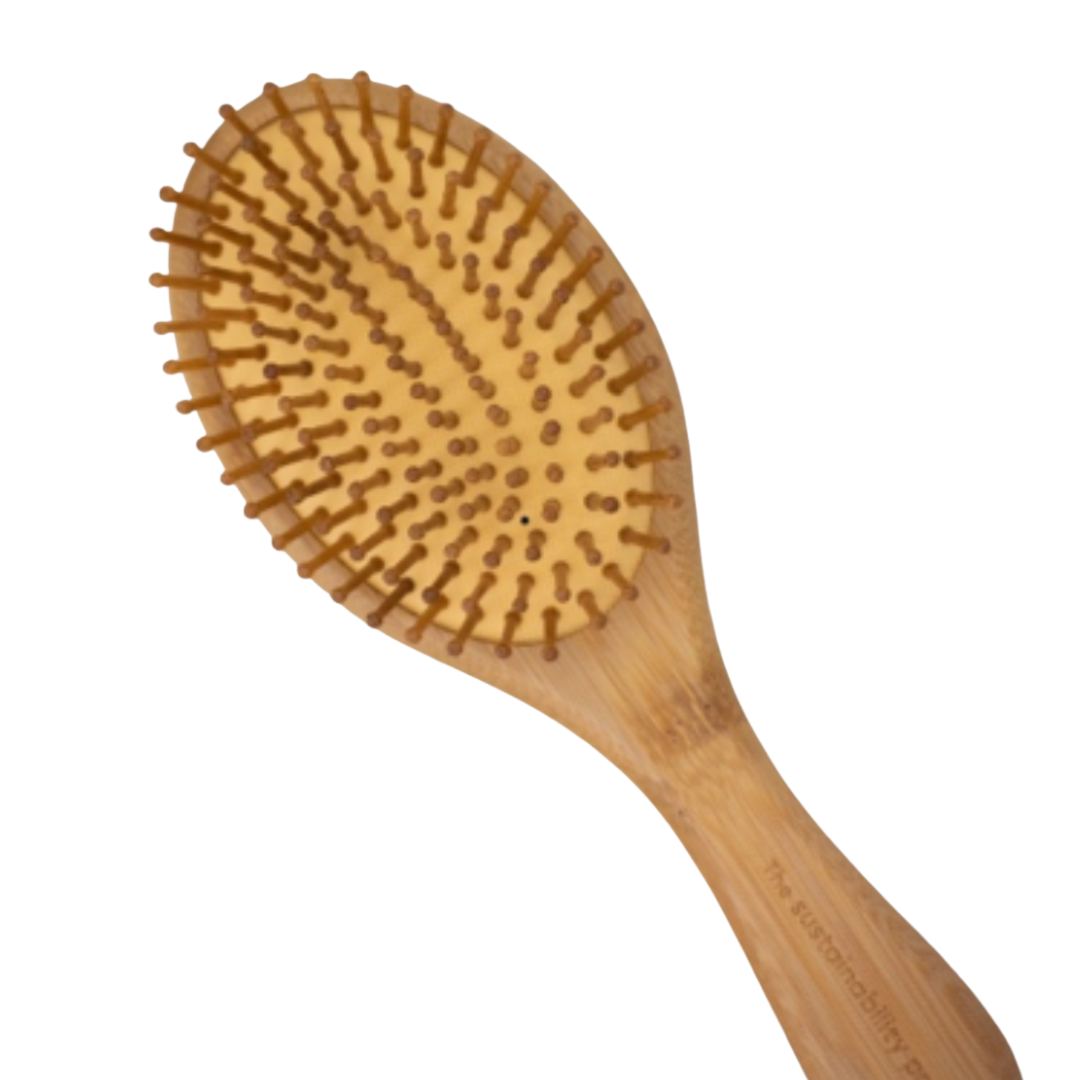 The Sustainability Project - Bamboo Hairbrush (Round) - Everyday Vegan Grocer