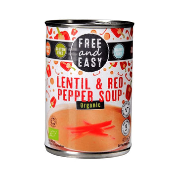 Free & Easy - Lentil & Red Pepper Soup 400g