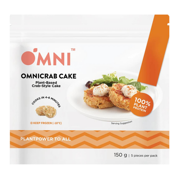 Omni - Crab Cake 150g - Everyday Vegan Grocer