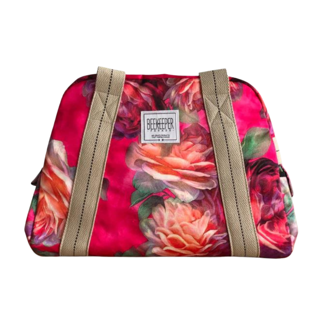 Celestial Flower Weekender Bag (Medium) - Masterpiece - Everyday Vegan Grocer