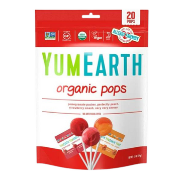YumEarth - Organic Lollipops Mix Fruit 20+