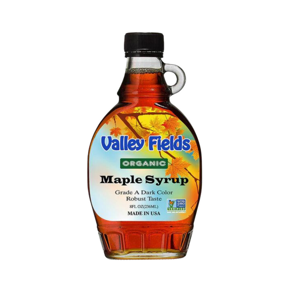 Valley Fields - Organic Maple Syrup Grade A Dark Robust Taste 236ml