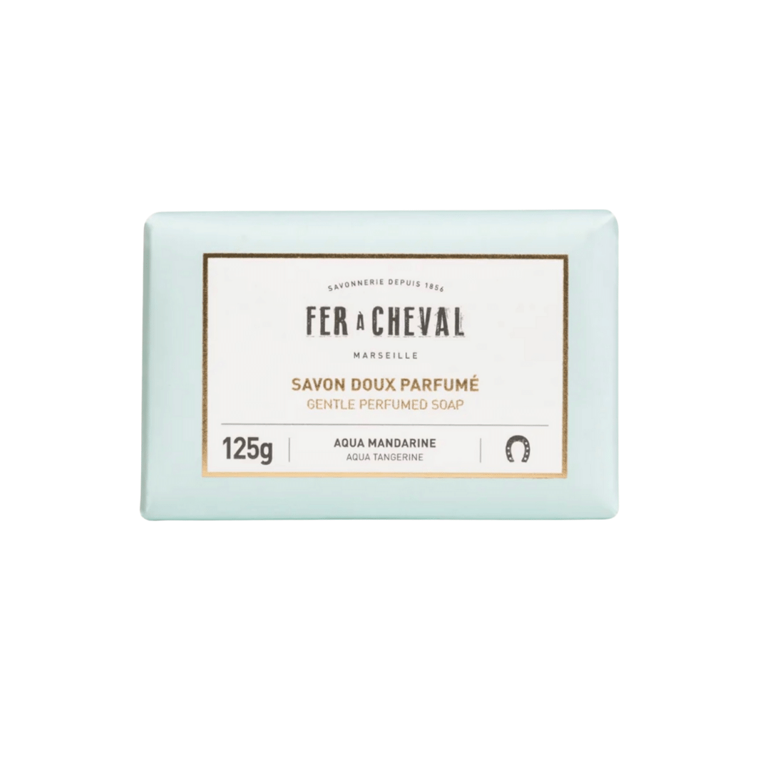 OASIS Beauty Kitchen - Scented Marseille Soaps by Savonnerie Fer a Cheval - AQUA TANGERINE - Everyday Vegan Grocer