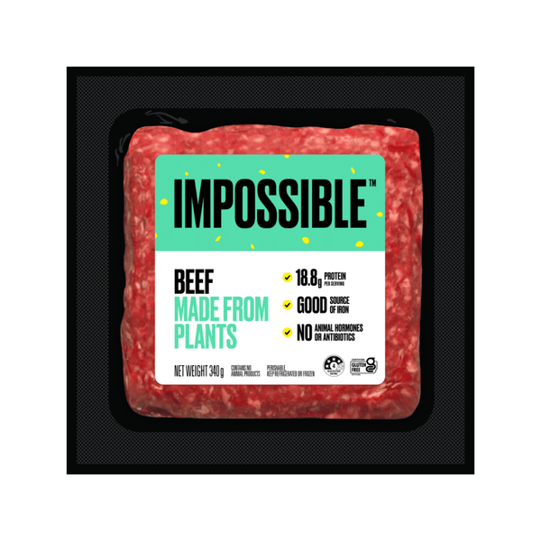 Impossible - Frozen Plant-Based Meat Brick, 340g - Everyday Vegan Grocer