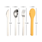 Stitches and Tweed - Portable Cutlery Set [Multi Colours] - Everyday Vegan Grocer