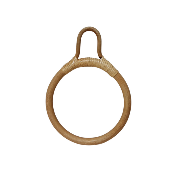 Stitches and Tweed - Rattan Towel Holder Loop - Everyday Vegan Grocer