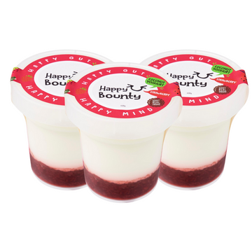 Happy Bounty - Strawberry Coconut Yoghurt, 450g (Bundle of 3)